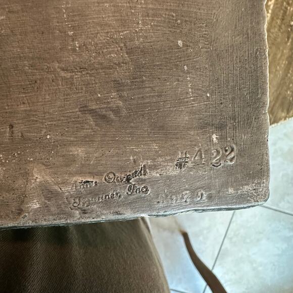 1970 Vintage Ann’s Original Figurines, Inc. Spanish Conquistador Viking Bookends - Picture 9 of 10